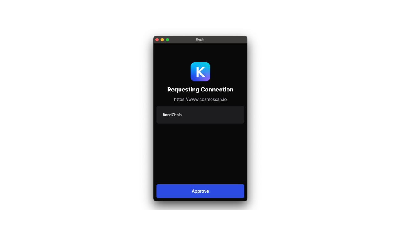 connect keplr wallet